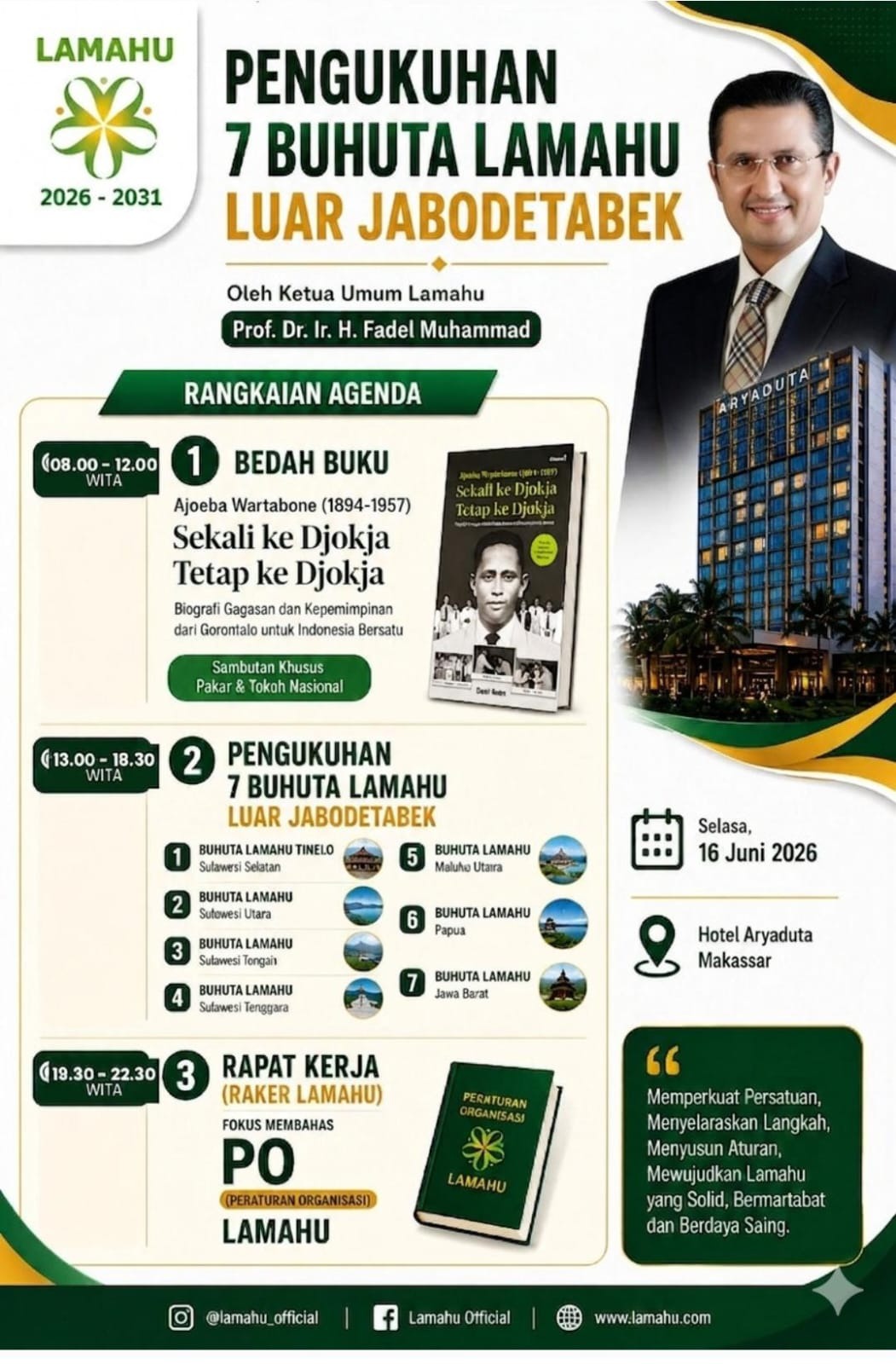 PENGUKUHAN 7 BUHUTA LAMAHU LUAR JABODATABEK